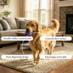 Interactive Chew Ball Dog Toy