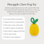 Pineapple Chew Dog Toy