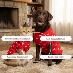 Red Heart Knit Skirt