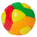 Multi-Texture Rubber Dog Ball