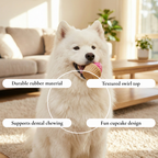 Cupcake Chew Dog Toy