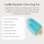 Vanilla Popsicle Chew Dog Toy
