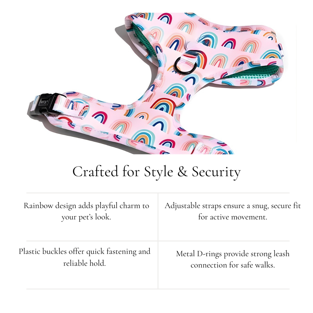 Rainbow Harness – Pink Base