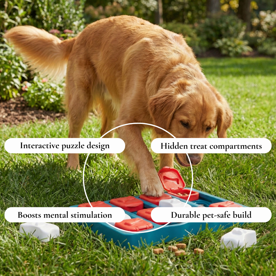 Interactive Puzzle Treat Dog Toy