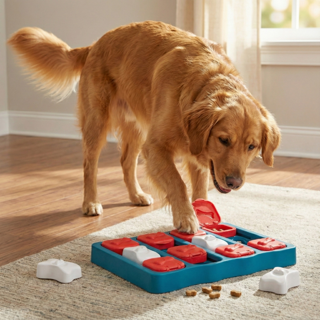 Interactive Puzzle Treat Dog Toy
