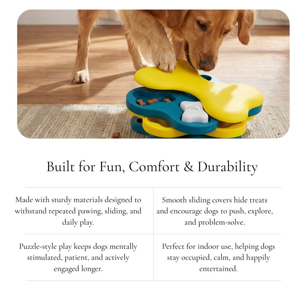 Interactive Puzzle Treat Dog Toy
