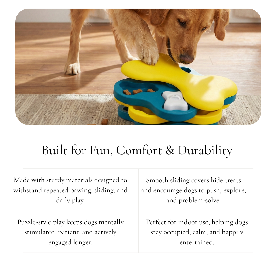 Interactive Puzzle Treat Dog Toy
