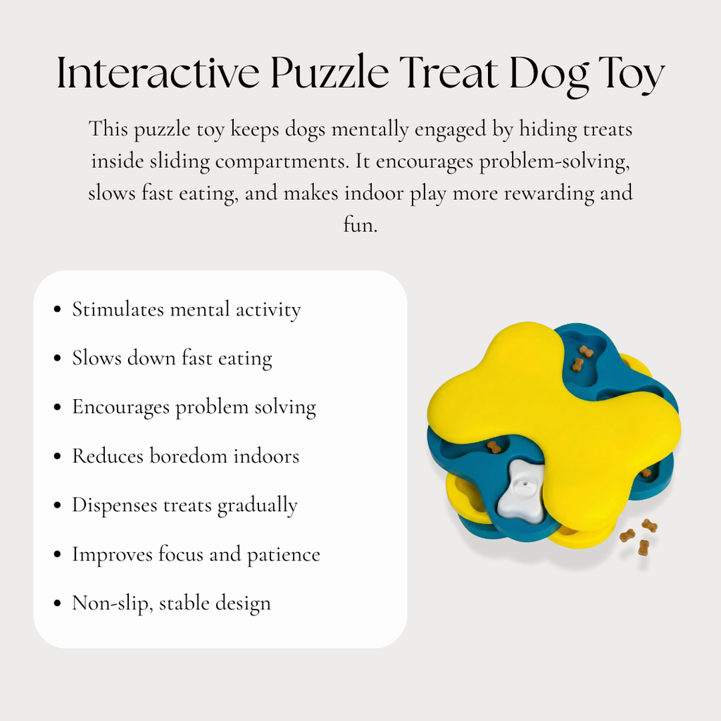 Interactive Puzzle Treat Dog Toy