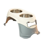 Pet Feeder with Bone Cutout Design