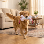 Birthday Bone Plush Rope Toy