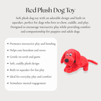 Red Plush Dog Toy