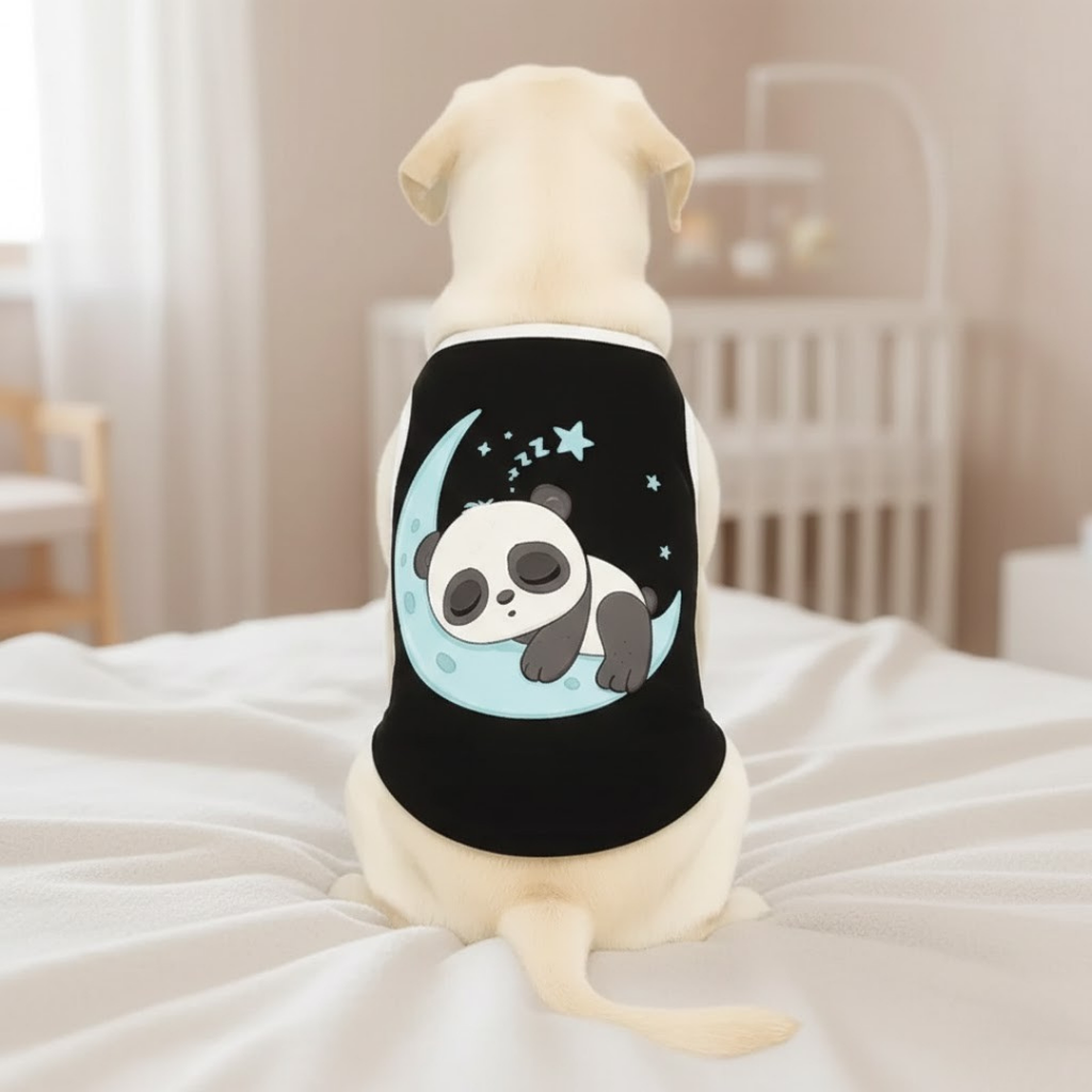 Panda Moon Sleeveless Shirt