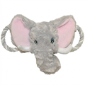 Plush Elephant Rope Dog Toy