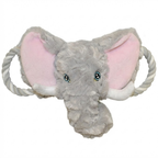 Plush Elephant Rope Dog Toy