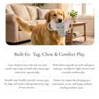 Plush Elephant Rope Dog Toy