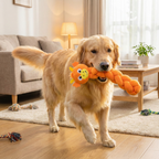 Plush Giraffe Rope Dog Toy