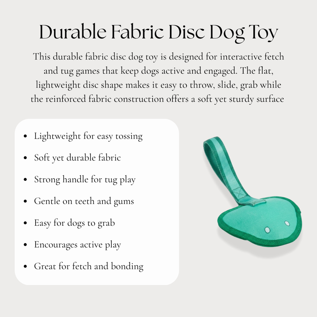 Durable Fabric Disc Dog Toy