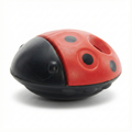 Ladybug Treat Rubber Dog Toy