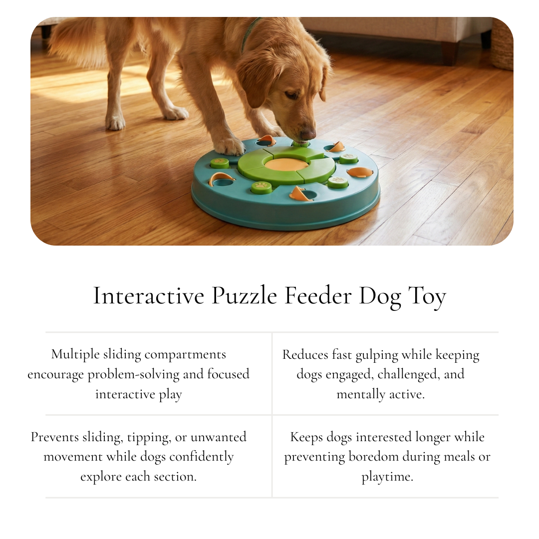 Interactive Puzzle Treat Dog Toy