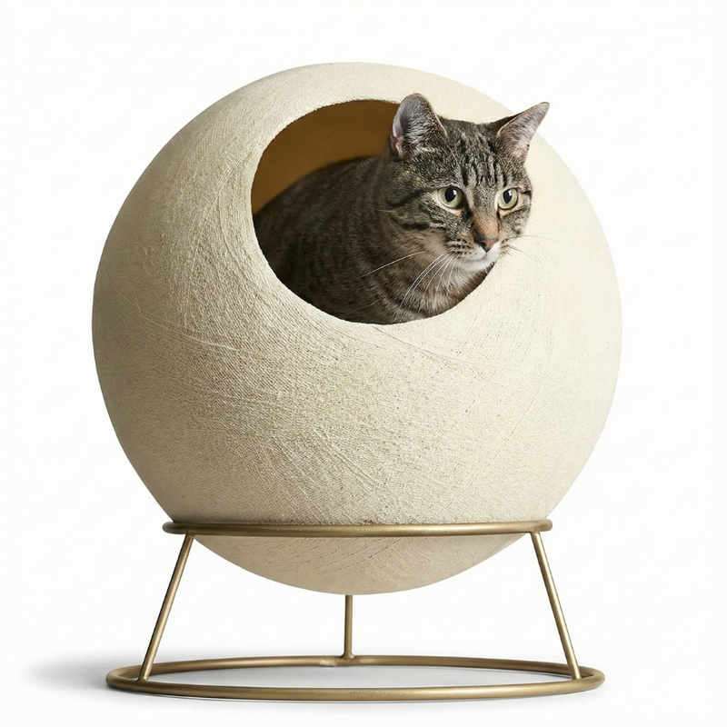 Spherical Elevated Cat Pod