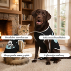 Panda Moon Sleeveless Shirt