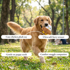 Plush Chicken Dog Toy