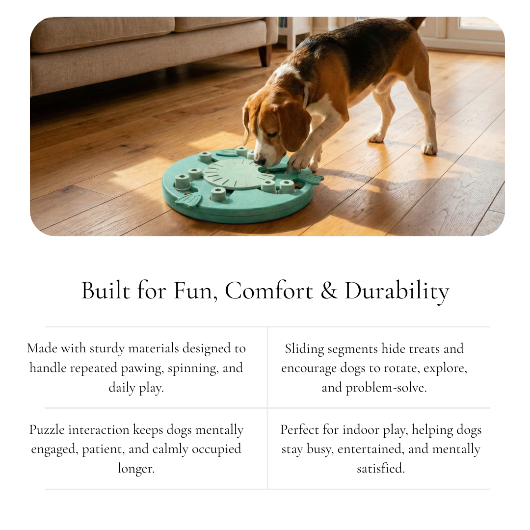 Interactive Treat Puzzle Dog Toy