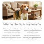 Rubber Drumstick Dog Chew Toy