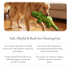 Plush Crocodile Dog Toy