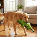 Plush Crocodile Dog Toy