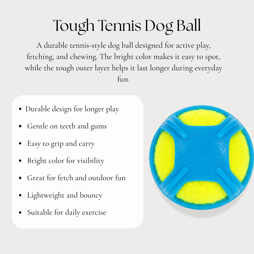 Tough Tennis Dog Ball