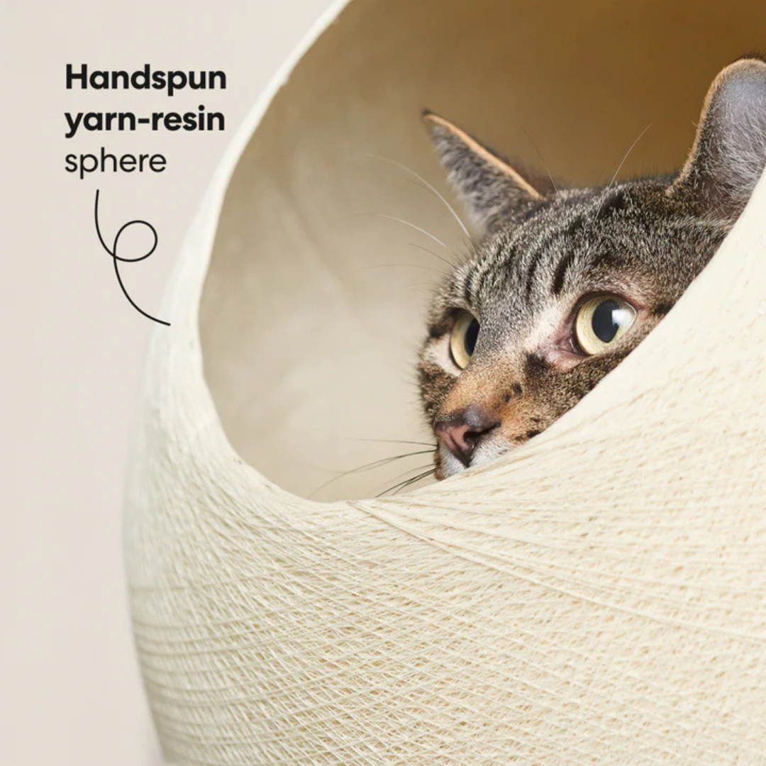 Spherical Elevated Cat Pod