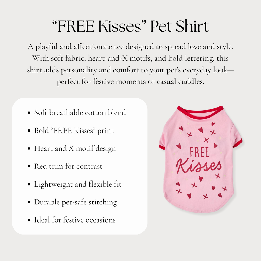 "FREE Kisses" Pet Shirt