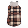Plaid Fleece Dog Sweater