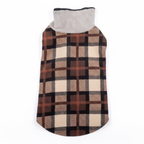 Plaid Fleece Dog Sweater
