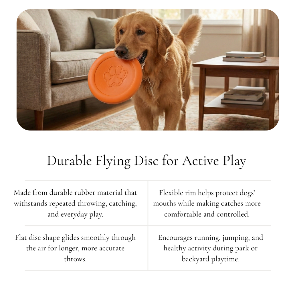 Flying Disc Dog Toy