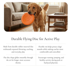 Flying Disc Dog Toy