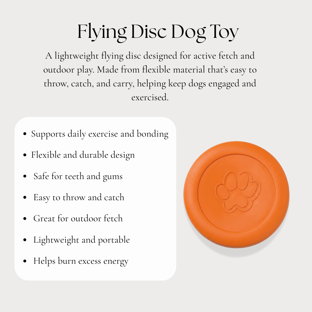 Flying Disc Dog Toy