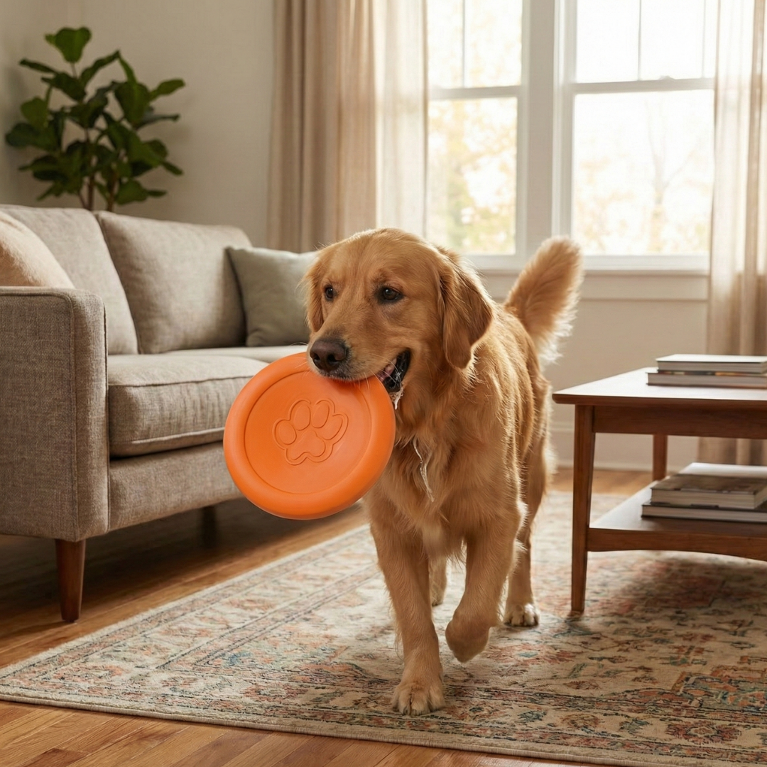 Flying Disc Dog Toy