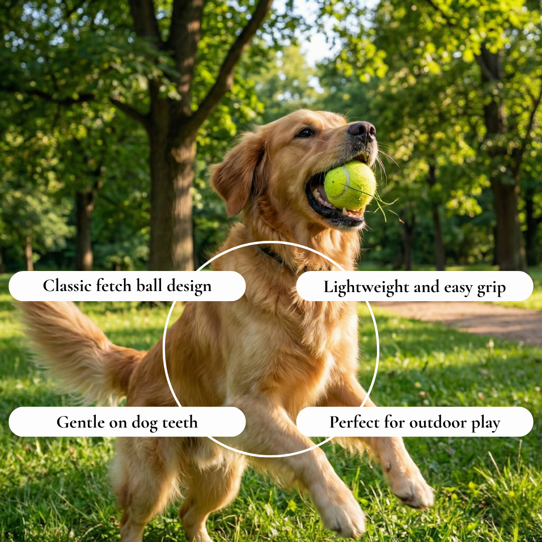 Tough Tennis Dog Ball