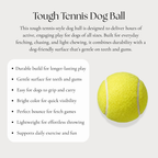 Tough Tennis Dog Ball