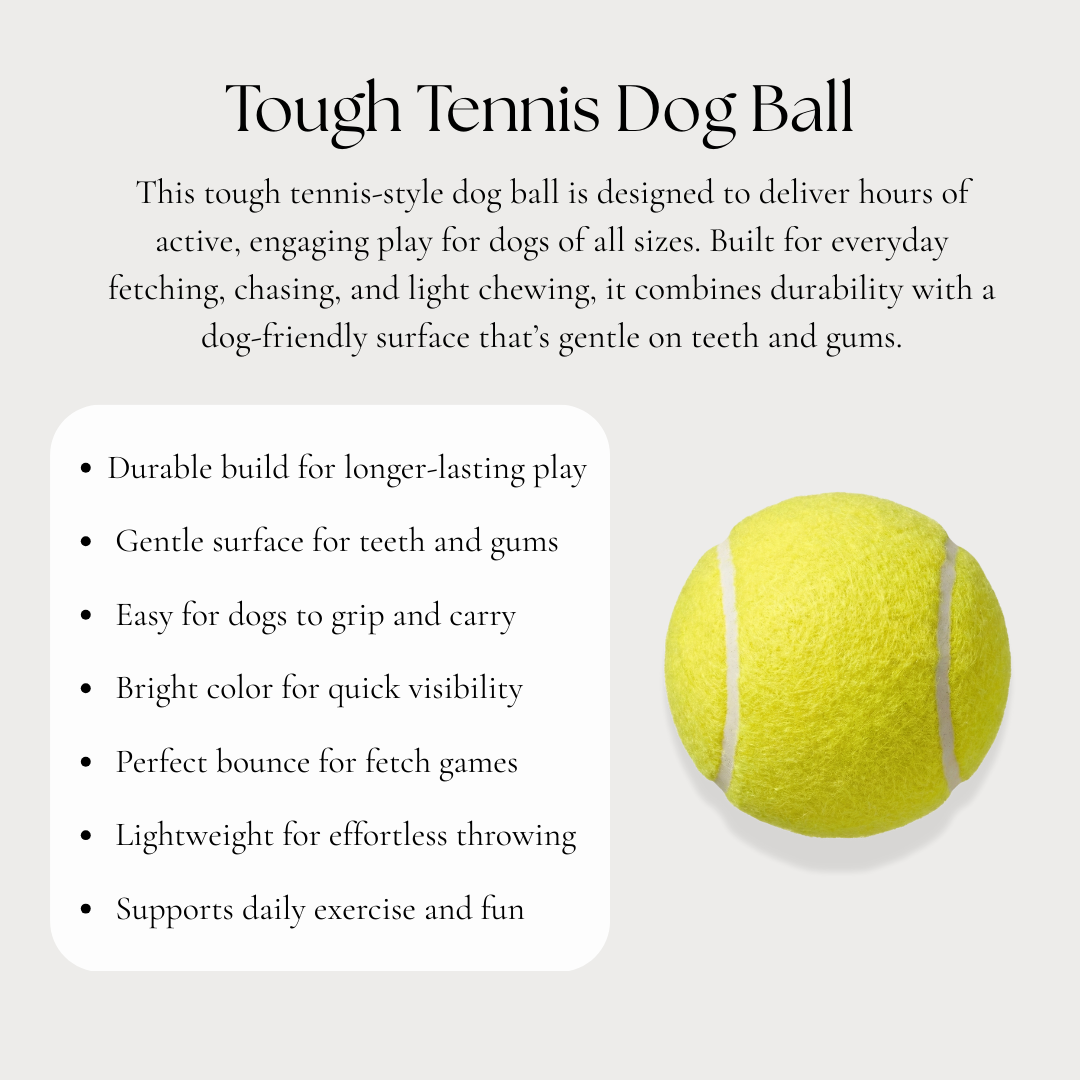 Tough Tennis Dog Ball