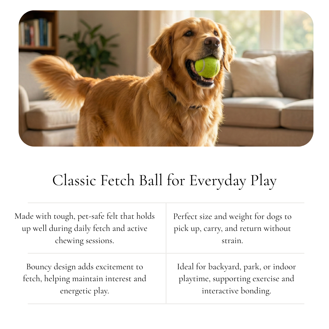 Tough Tennis Dog Ball