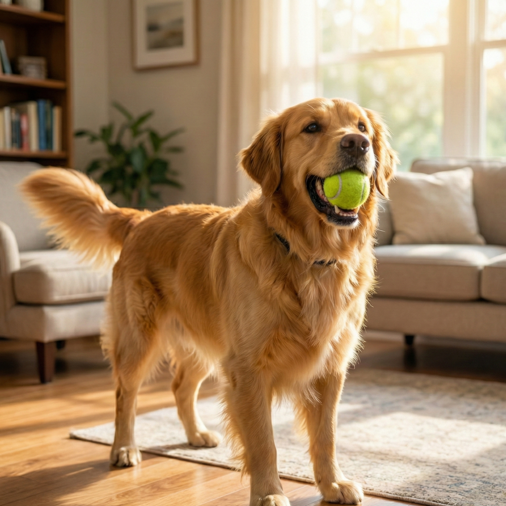Tough Tennis Dog Ball
