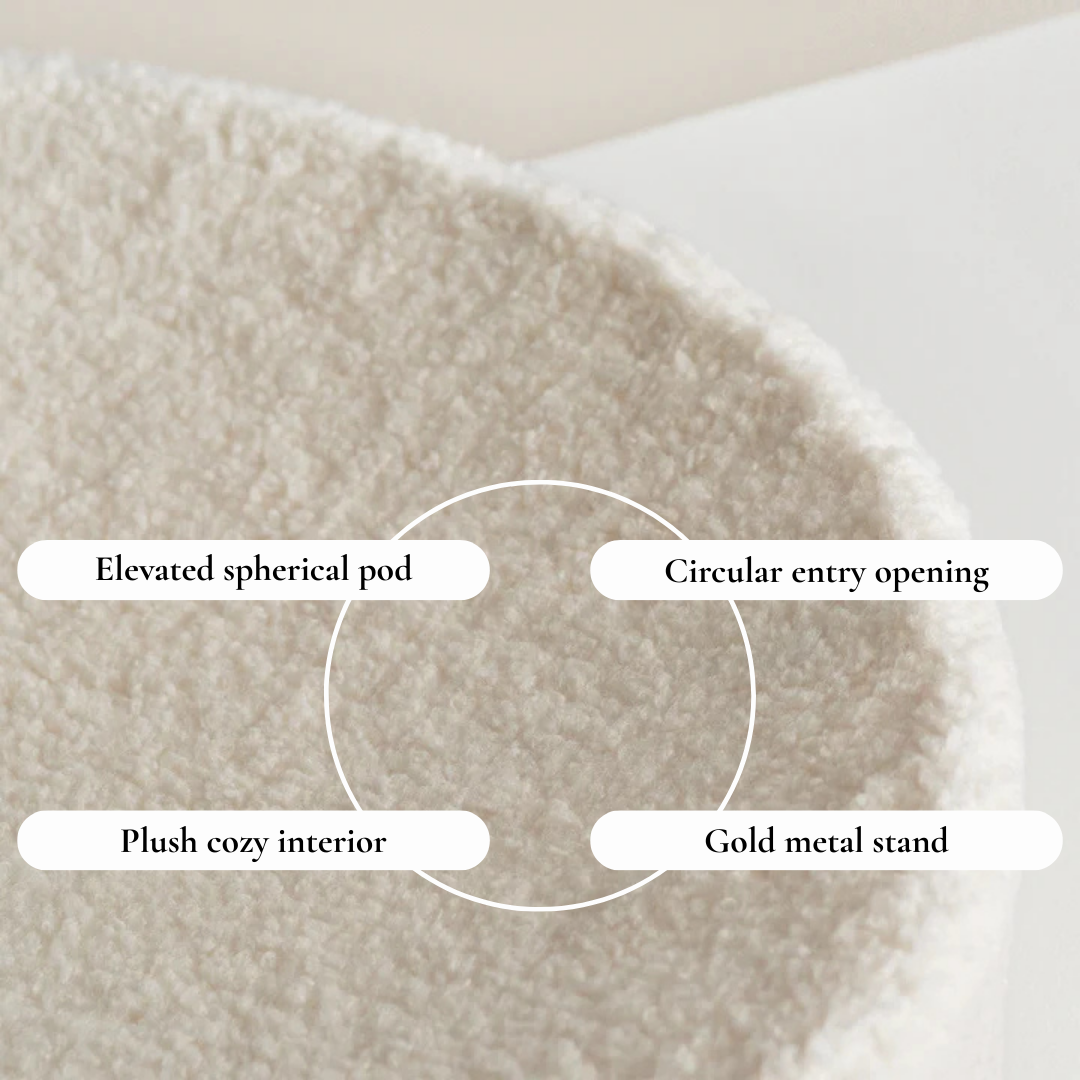 Spherical Elevated Cat Pod