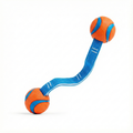 Double Ball Tug Dog Toy