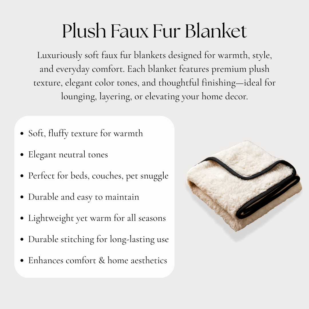 Plush Faux Fur Blanket
