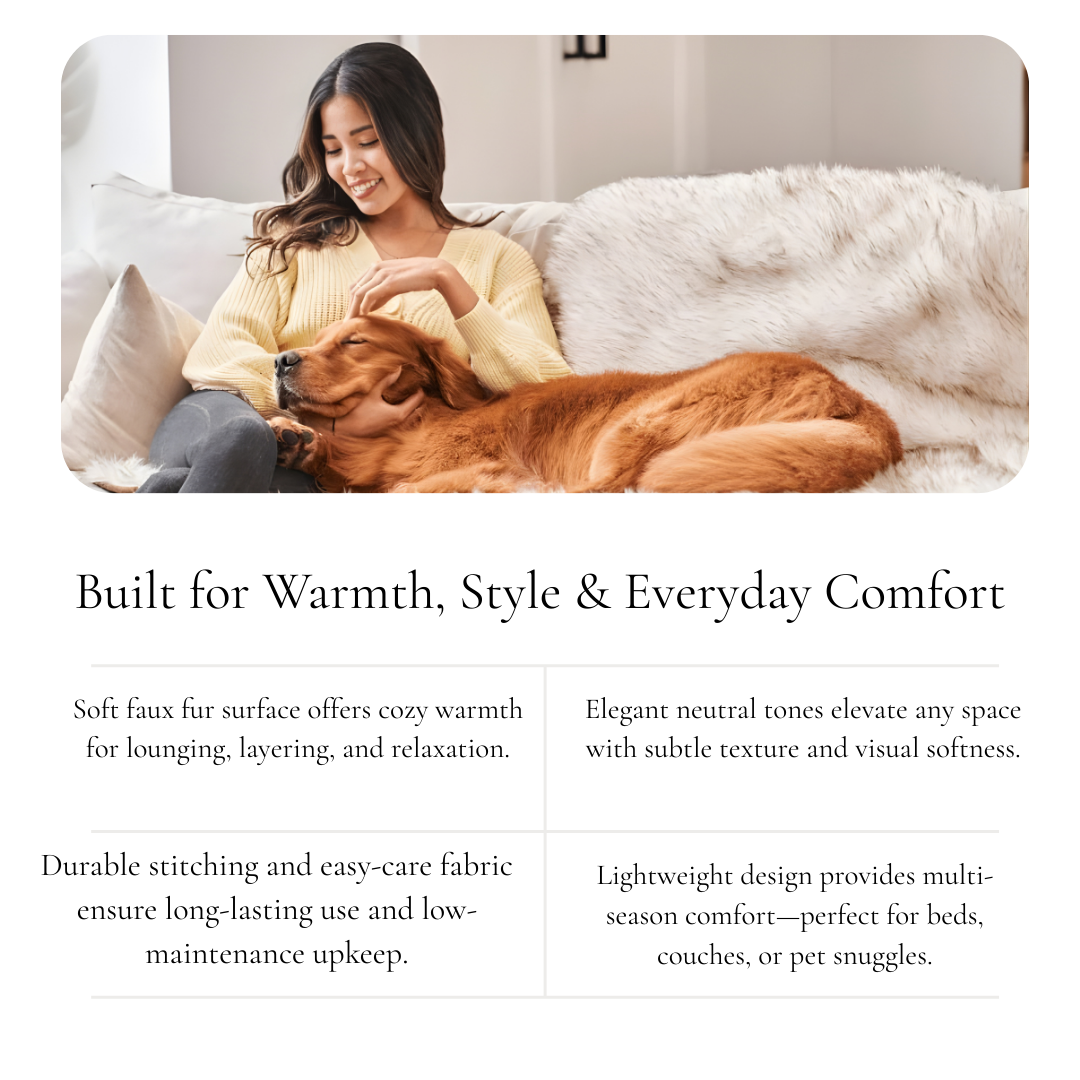 Plush Faux Fur Blanket