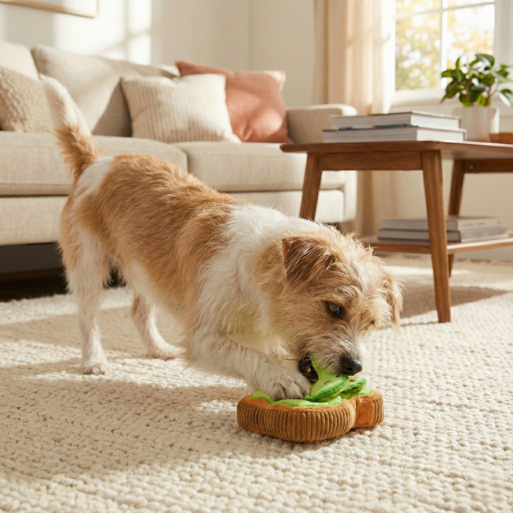Plush Snuffle Treat Dog Toy