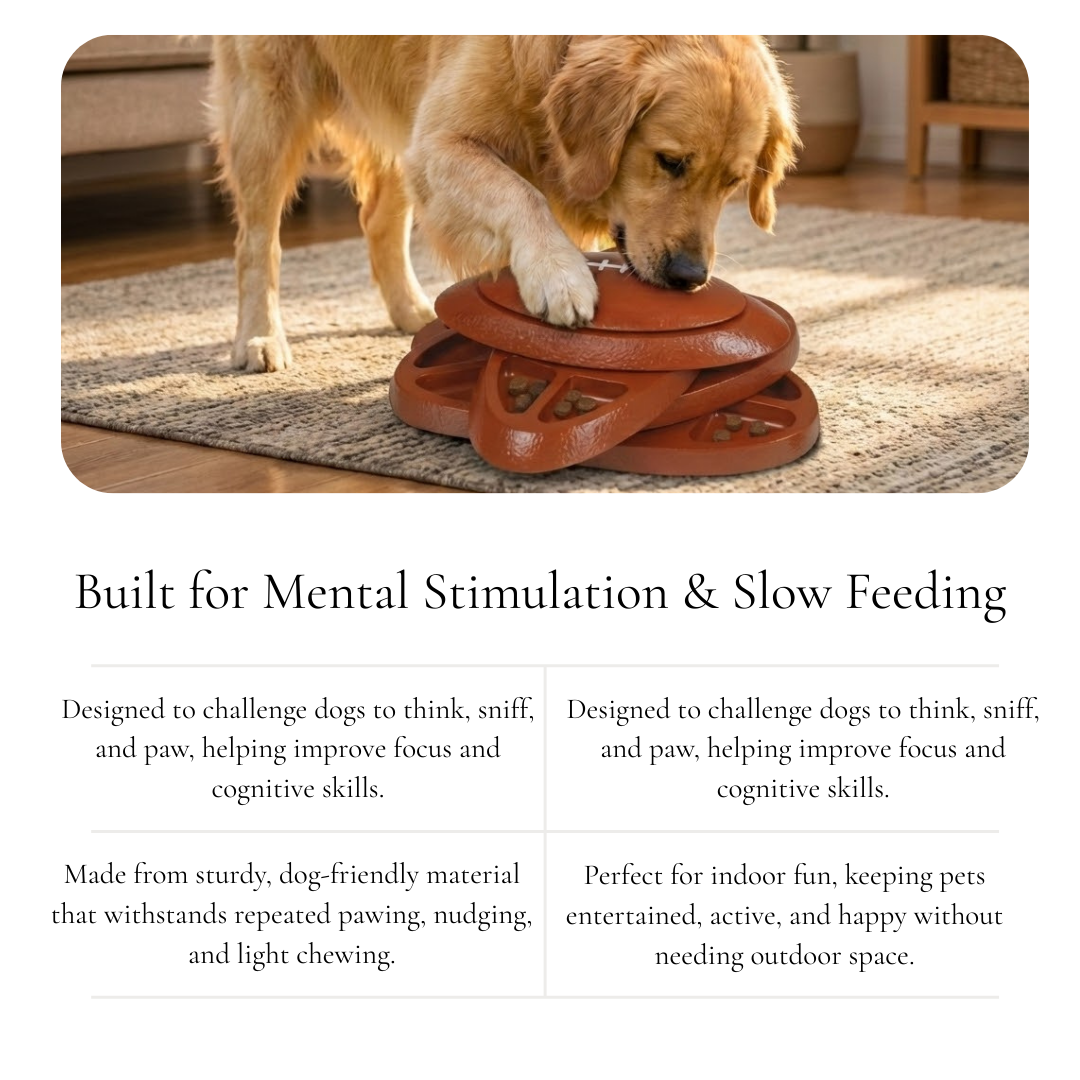 Interactive Puzzle Treat Dog Toy